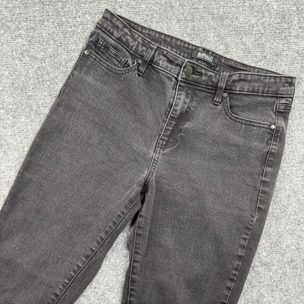 Buffalo David Bitton Mollie High Rise Stretch Skinny Jeans Charcoal Wash‎ 6 28